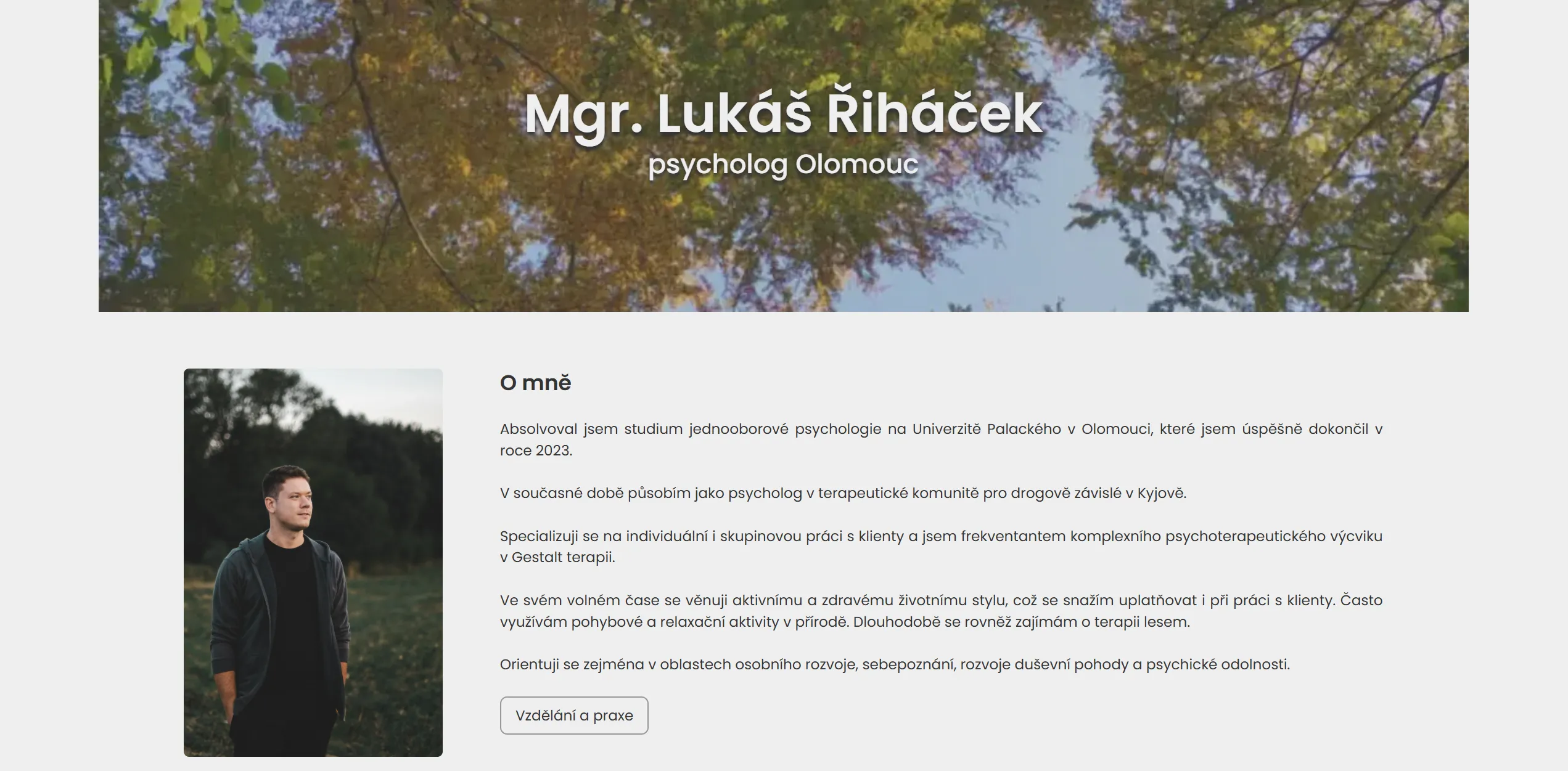 Prezentační web