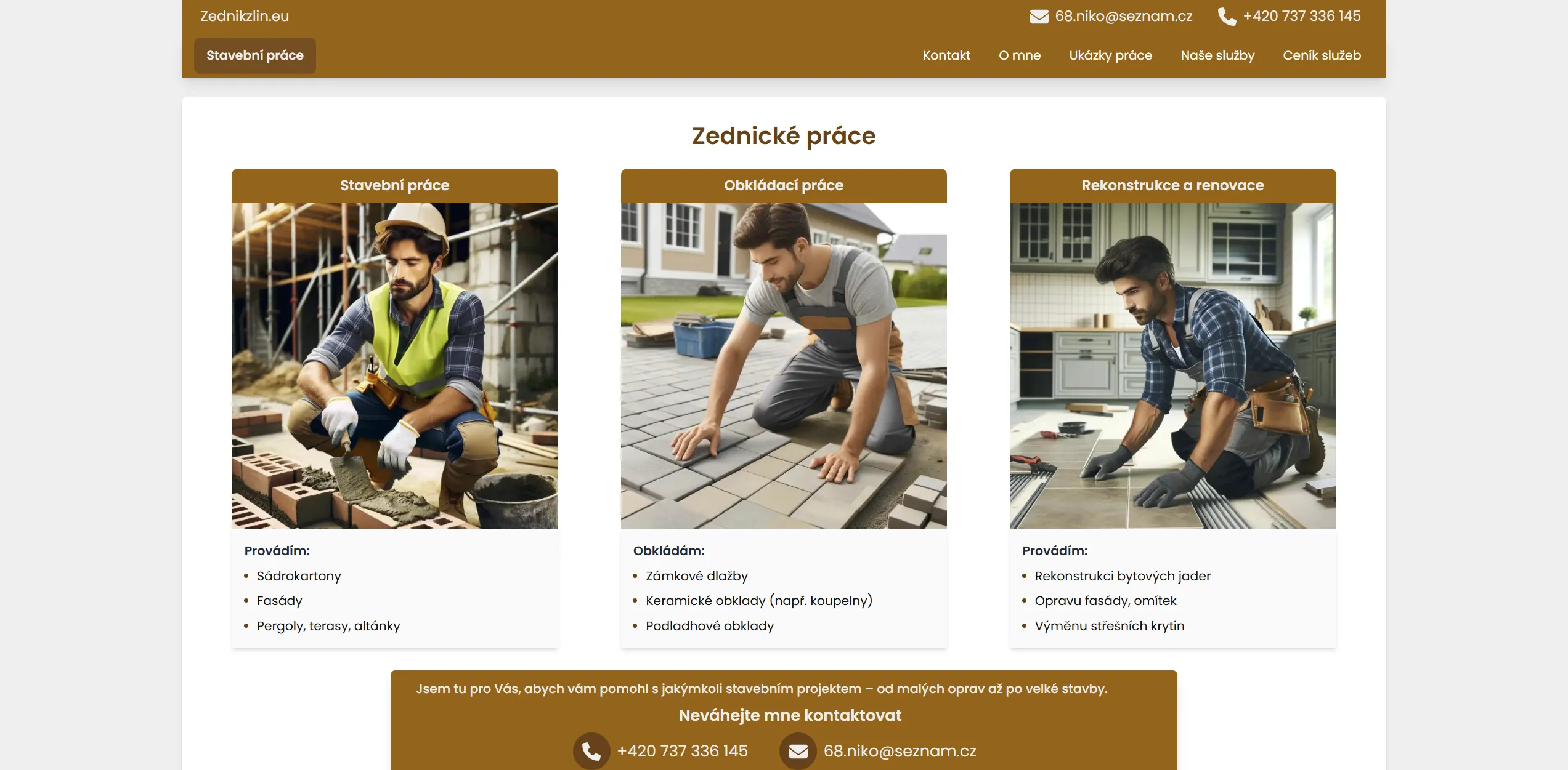 Prezentační web